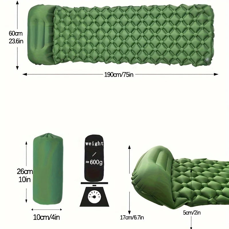 Ultralight Inflatable Sleeping Pad - Camping Air Mattress Online