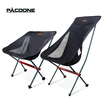 PACOONE Camping Fishing Chair - Comfortable Folding Chair for Camping 