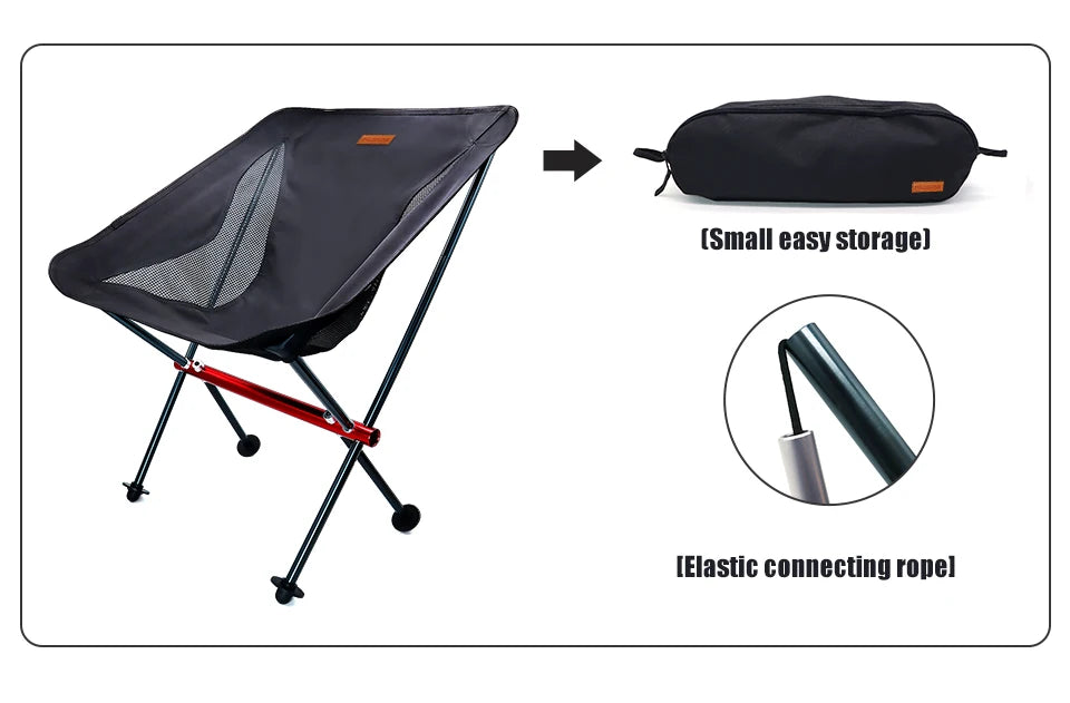 PACOONE Camping Fishing Folding Chair Tourist Beach Chaise Longue Chair for Relaxing Foldable Leisure Travel Furniture Picnic